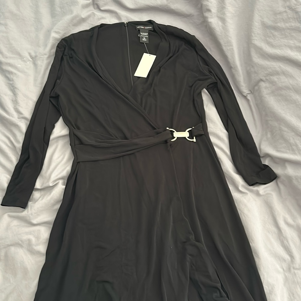 New York & Company Black Wrap dress